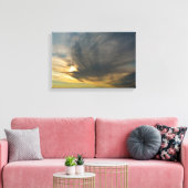 Waar de lucht stilvalt canvas afdruk (Insitu (Woonkamer))