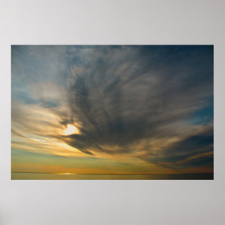 Waar de lucht stilvalt poster
