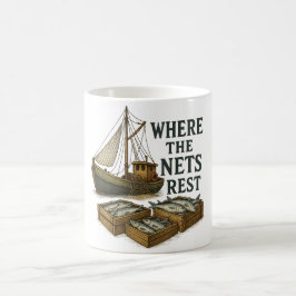 Waar de netten rusten - Nautische Mok