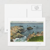 Waar de oceaan de kust bereikt briefkaart (Voorkant / Achterkant)