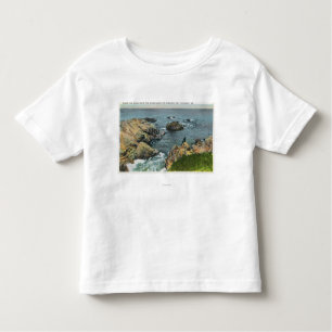 Waar de oceaan de kust bereikt kinder shirts
