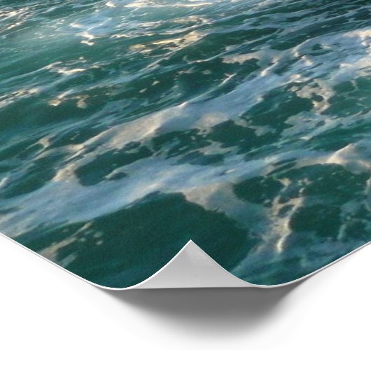 Waar de oceaan de Rocks ontmoet Poster (Hoek)