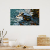 Waar de oceaan de Rocks ontmoet Poster (Keuken)
