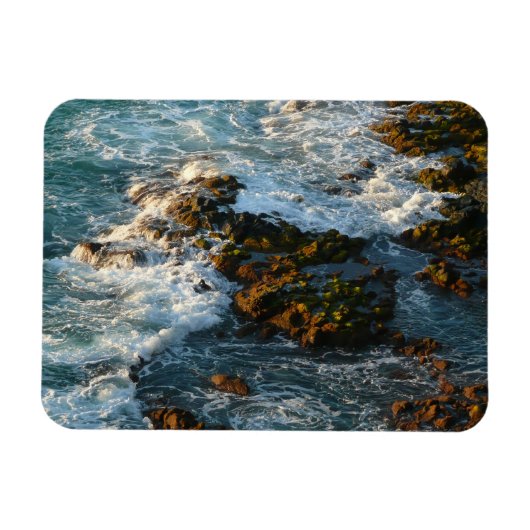 Waar de oceaan de rotsen ontmoet magneet (Horizontaal)