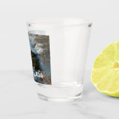 Waar de oceaan de rotsen ontmoet shot glas (Rechts)
