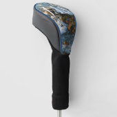 Waar de Oceaan de Rotsen Raakt Golfheadcover (Schuin)