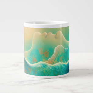 Waar de oceaan geheugen wordt - Blauw Groen Grote Koffiekop