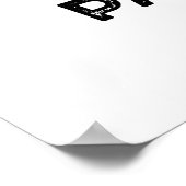 Waar de poot bij de grappige Doggie Dog Pun Poster (Hoek)