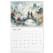 Waar de pruimenbloesems vallen kalender (Mar 2027)