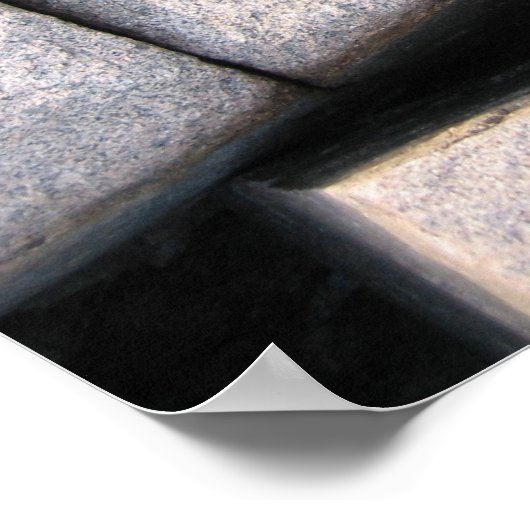 Waar de randen samenkomen, druk poster (Hoek)