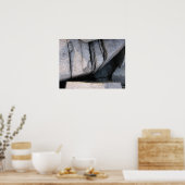 Waar de randen samenkomen, druk poster (Keuken)