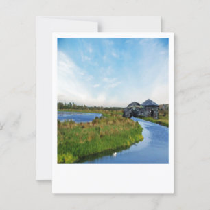 Waar de rivier eindigt briefkaart