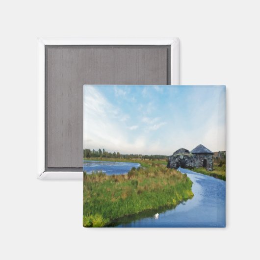 Waar de rivier eindigt magneet (Voorkant / Achterkant)