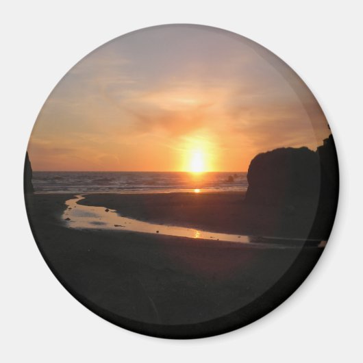 Waar de rivier het zee ontmoet.. magneet (Voorkant)