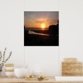 Waar de rivier het zee ontmoet.. poster (Keuken)