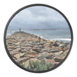 Waar de rotsen het Zee ontmoeten - Bastion Point Hockey Puck