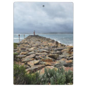 Waar de rotsen het Zee ontmoeten - Bastion Point Klembord (Achterkant)