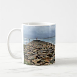 Waar de rotsen het Zee ontmoeten - Bastion Point Koffiemok
