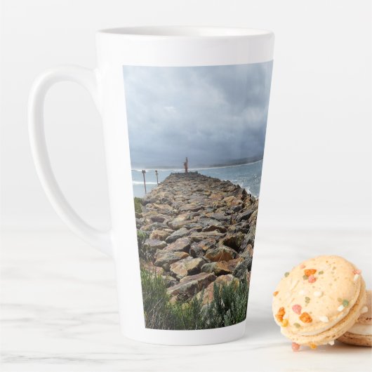 Waar de rotsen het Zee ontmoeten - Bastion Point Latte Mok (In situ)