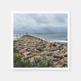 Waar de rotsen het Zee ontmoeten - Bastion Point Servet