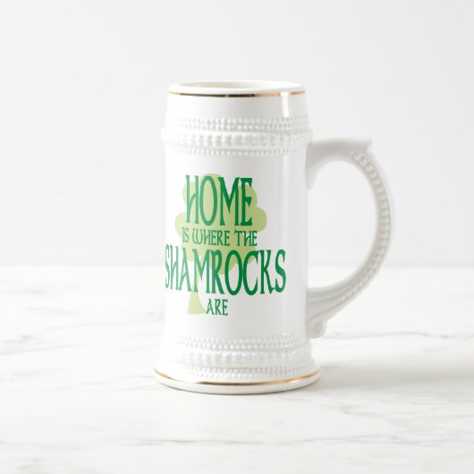 waar de shamrocken steins zijn bierpul (Rechts)