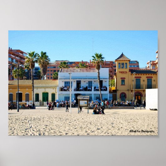 Waar de stad de zand ontmoet poster (Voorkant)