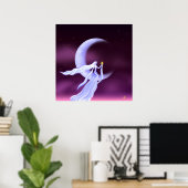 "Waar de sterren verblijven" door Estelle Asp Poster (Thuiskantoor)