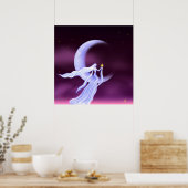 "Waar de sterren verblijven" door Estelle Asp Poster (Keuken)