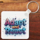 Waar de verhalen geweven data sleutelhanger (Achterkant)