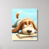 Waar de vloerdelen fluisteren canvas afdruk (Voorkant)