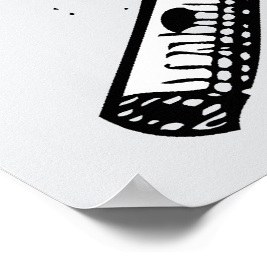 Waar de Vloten gaan, volgt de Treble. Poster (Hoek)