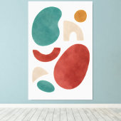 Waar de vormen rusten canvas afdruk (Insitu (Houten vloer))