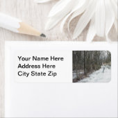 Waar de weg u naartoe kan brengen etiket (Insitu)