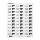 Waar de weg u naartoe kan brengen etiket (Full Sheet)