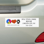 Waar de wereld meer van nodig heeft! bumpersticker (Op auto)