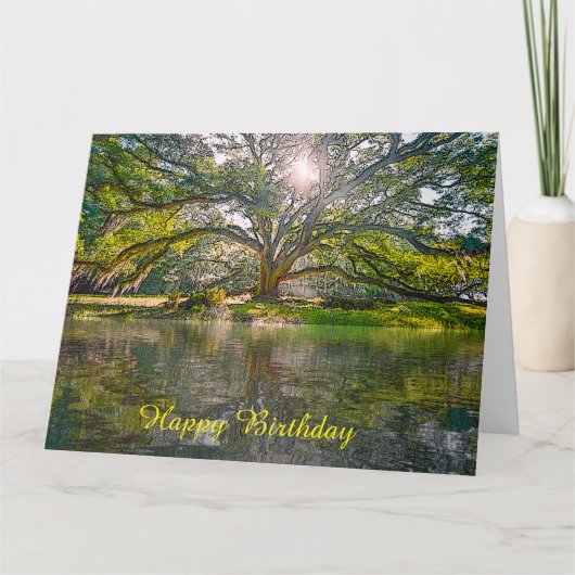 waar de wilde boom groeit kaart (Voorkant)