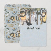 Waar de Wilde Dingen 1e verjaardag zijn Dank u Kaart (Voorkant / Achterkant)