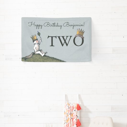 Waar de wilde dingen 2e verjaardag banner zijn (Insitu)