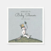 Waar de wilde dingen Baby shower Napkins zijn Servet (Voorkant)