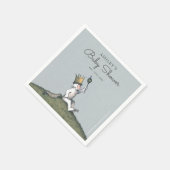 Waar de wilde dingen Baby shower Napkins zijn Servet (Hoek)
