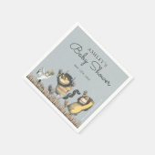 Waar de wilde dingen Baby shower Napkins zijn Servet (Hoek)