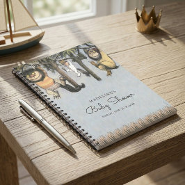 Waar de wilde dingen Baby shower zijn Notitieboek