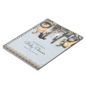 Waar de wilde dingen Baby shower zijn Notitieboek (Linkerzijde)