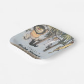 Waar de wilde dingen Baby shower zijn Papieren Bordje (Gebogen)