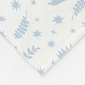 Waar de wilde dingen blauw zijn fleece deken (Hoek)