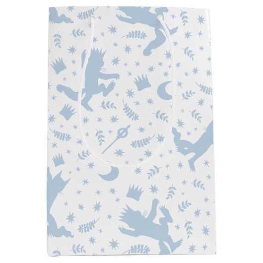 Waar de wilde dingen blauw zijn medium cadeauzakje (Voorkant)