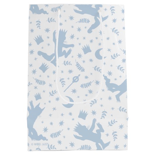 Waar de wilde dingen blauw zijn medium cadeauzakje (Achterkant)