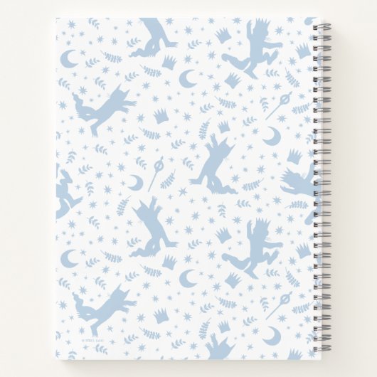 Waar de wilde dingen blauw zijn notitieboek (Achterkant)