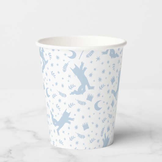 Waar de wilde dingen blauw zijn papieren bekers (Achterkant)