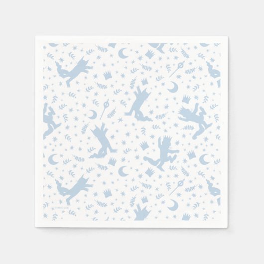 Waar de wilde dingen blauw zijn servet (Voorkant)